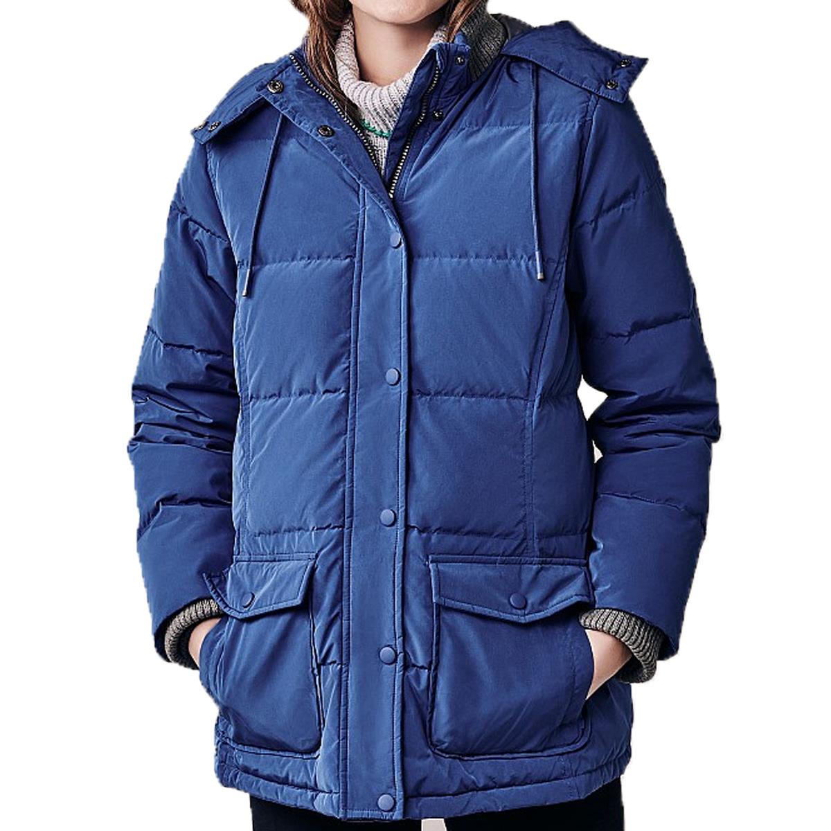 Image of Crew Clothing Womens Quilted Jacket Strong Blue