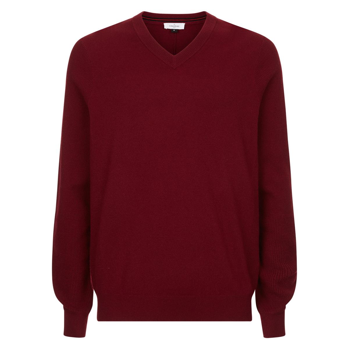 Image of Le Chameau Mens Asthall Jumper Cherry S