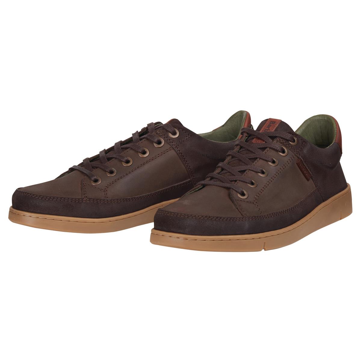 Image of Barbour Mens Bilby Shoes Brown / Nubuck 8