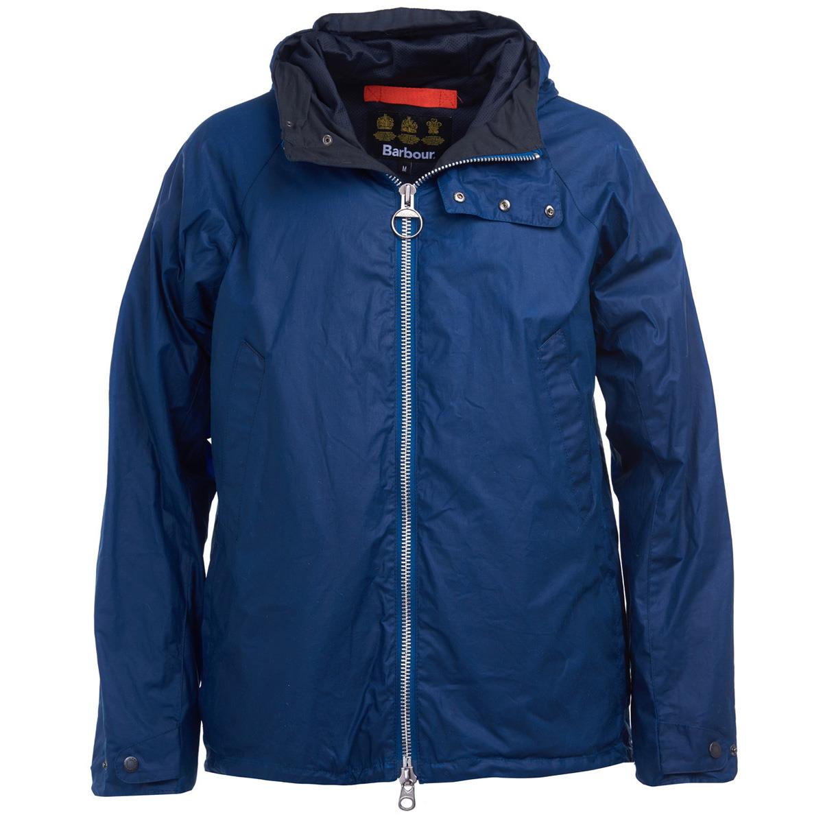 Image of Barbour Mens Orta Wax Jacket Poseidon XL