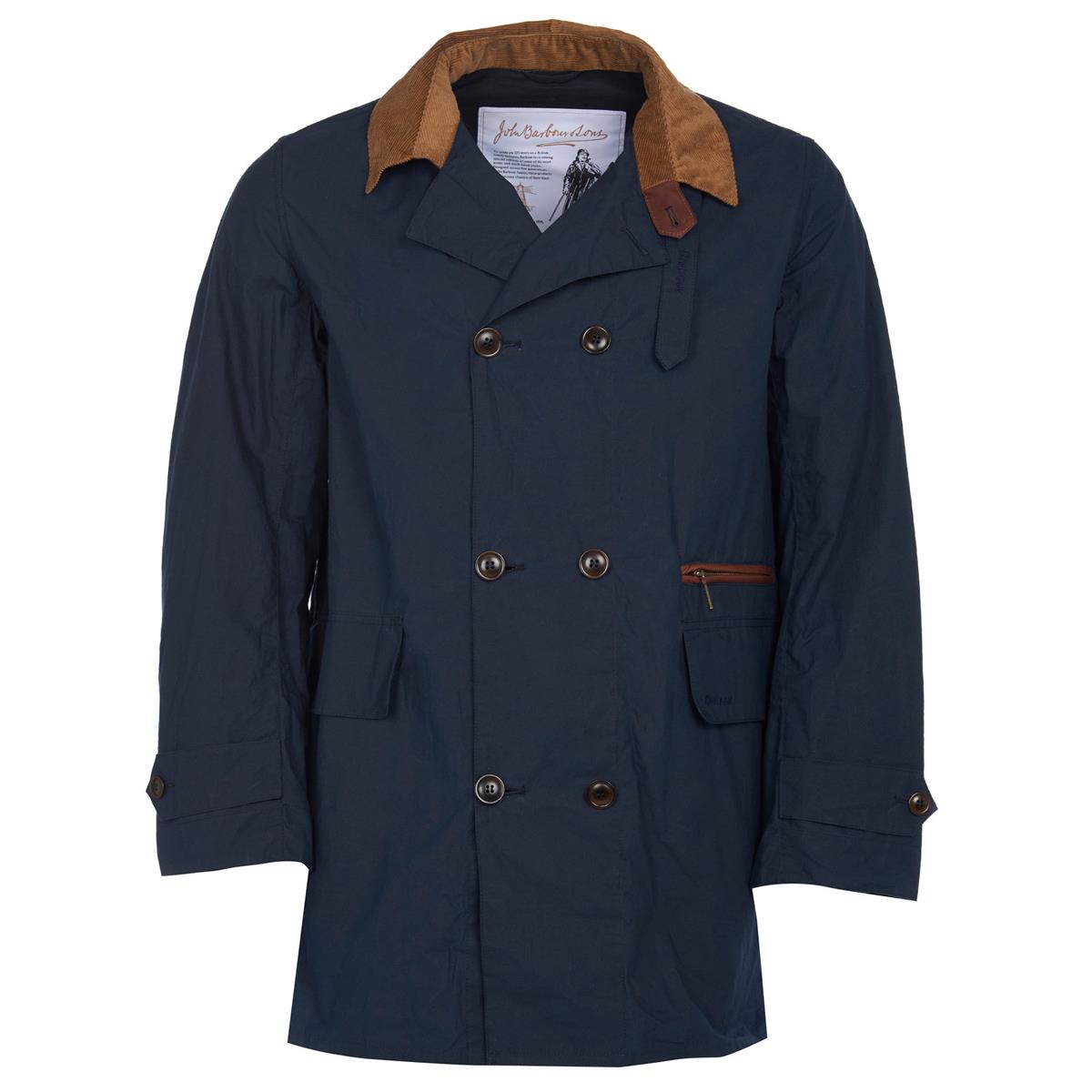 Image of Barbour Mens Haydon Casual Jacket Navy Medium