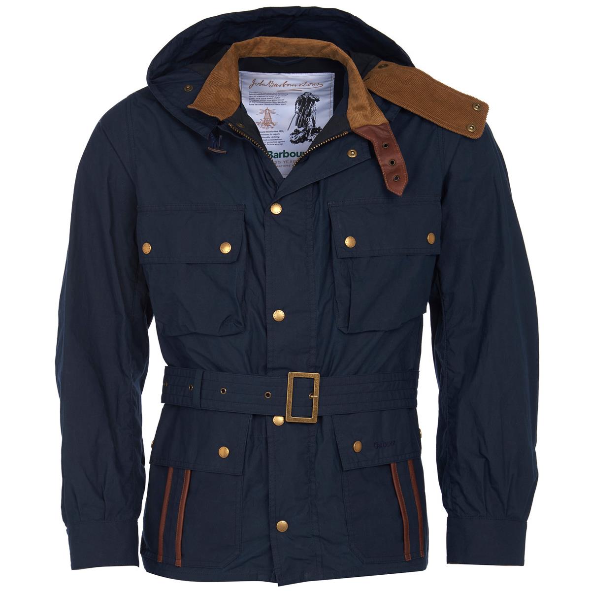 Image of Barbour Mens Ursula Casual Jacket Navy Medium
