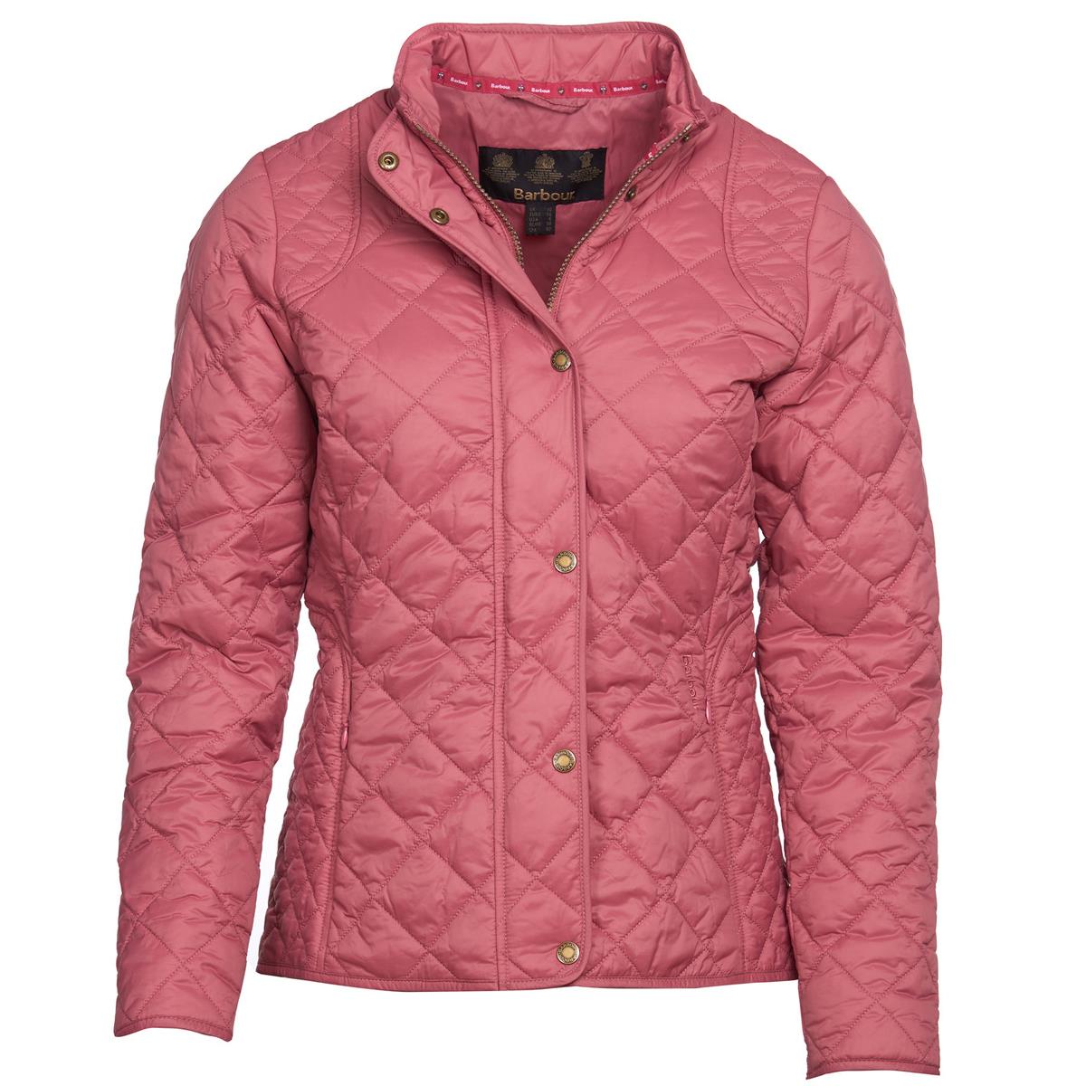 Image of Barbour Womens Elmsworth Quilted Jacket Tayberry