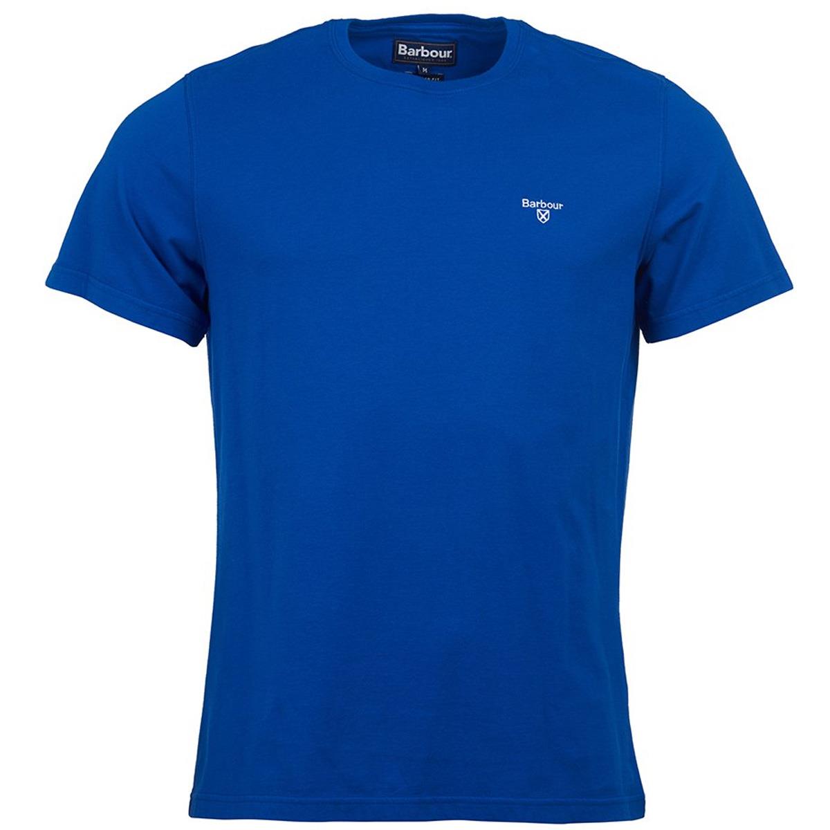 Image of Barbour Mens Sports Tee Fresh Blue Large
