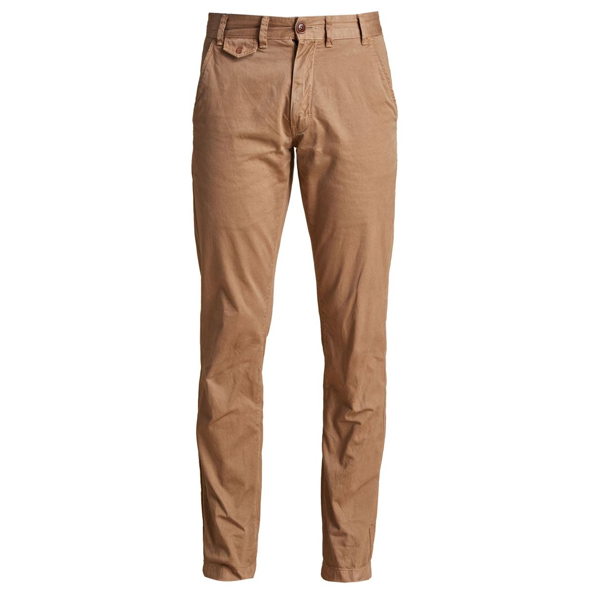 Image of Barbour Mens Neuston Twill Chino Trousers Sand 38