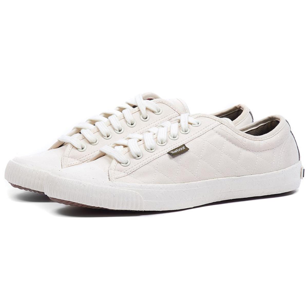 Image of Barbour Mens Centurion Shoes White 7