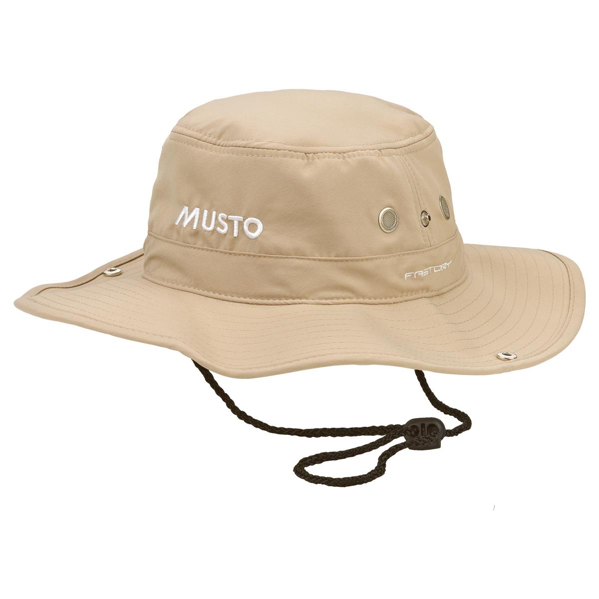 Image of Musto Unisex Evolution Fast Dry Brimmed Hat Light Stone L