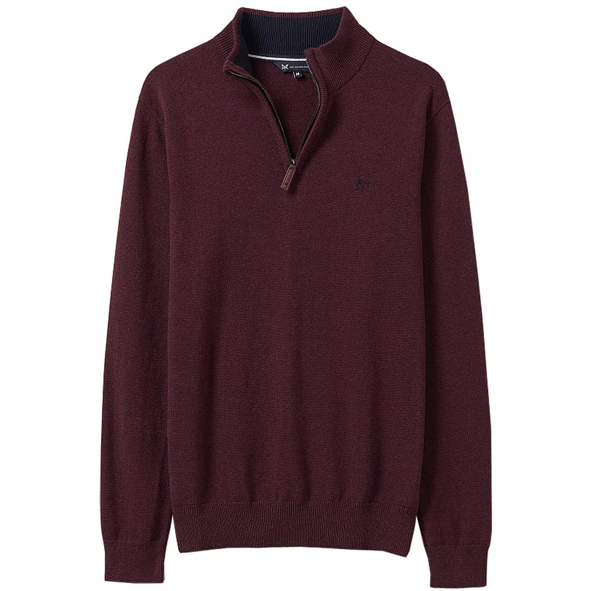 Image of Crew Clothing Mens Classic Half Zip Port Royal Medium