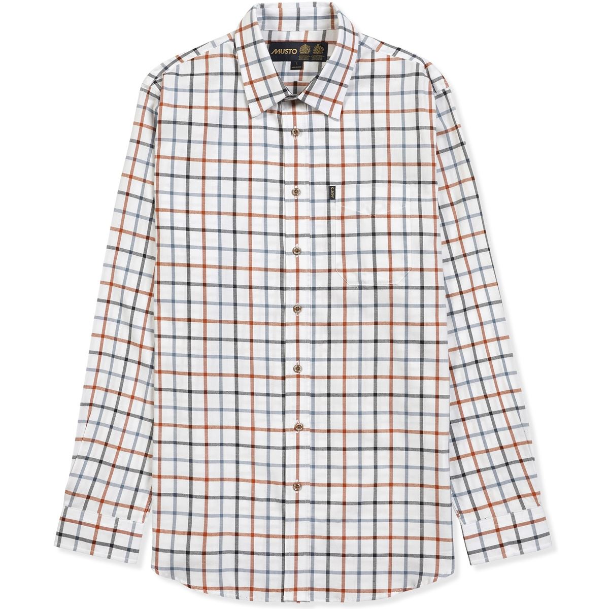 Image of Musto Mens Classic Country Shirt Reid Clay Small