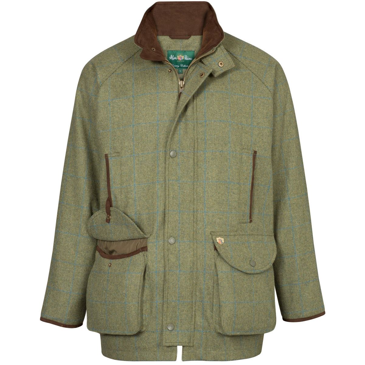 Image of Alan Paine Mens Combrook Coat Lagoon XXL