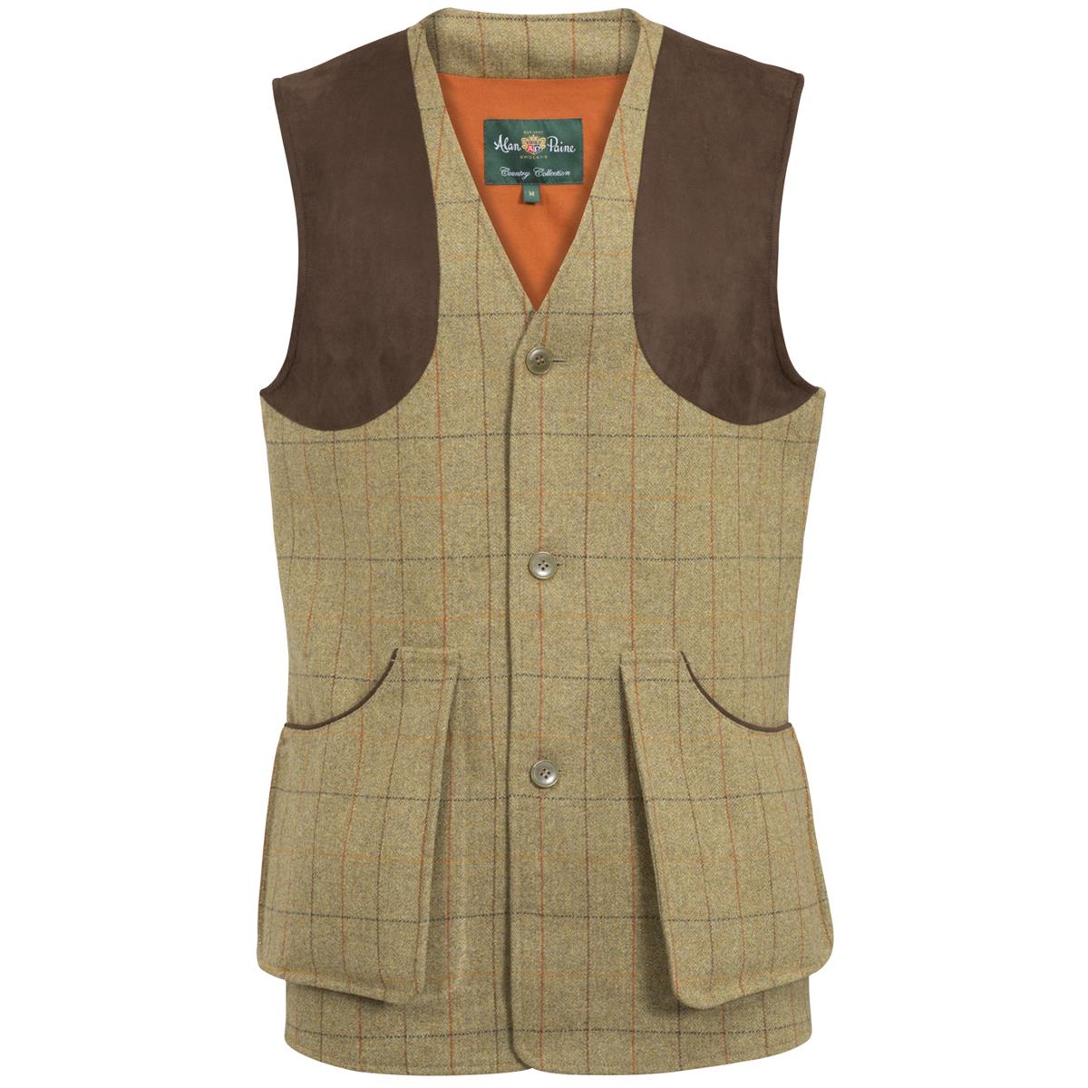 Image of Alan Paine Mens Combrook Waistcoat Elm XXL