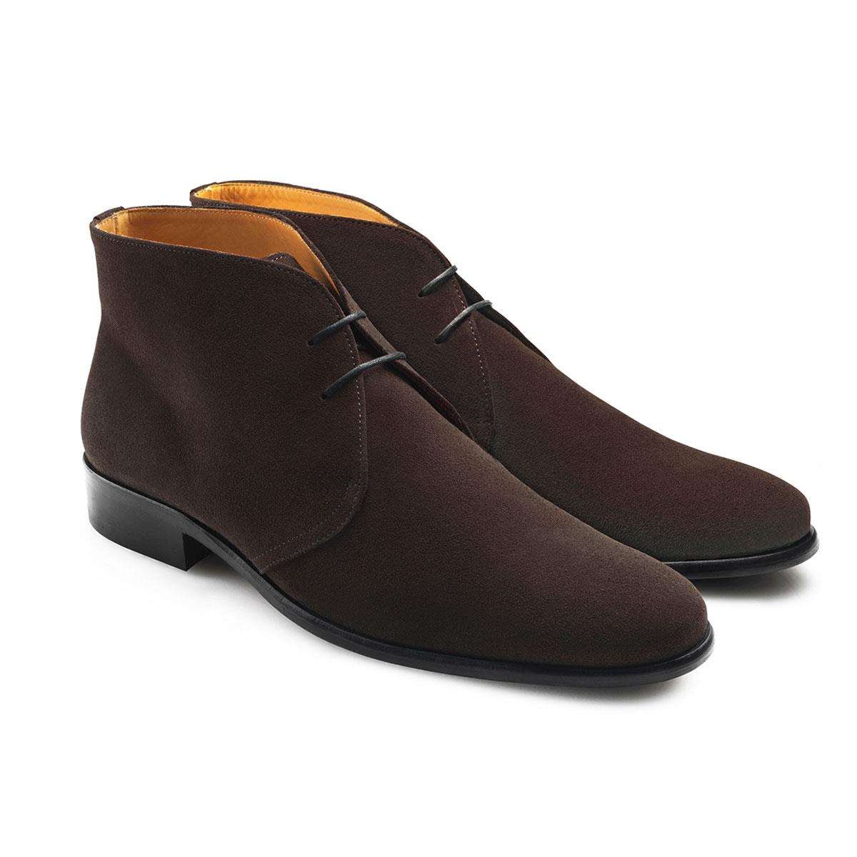 Image of Fairfax & Favor Mens Desert Boot Chocolate Suede 11 (EU45)