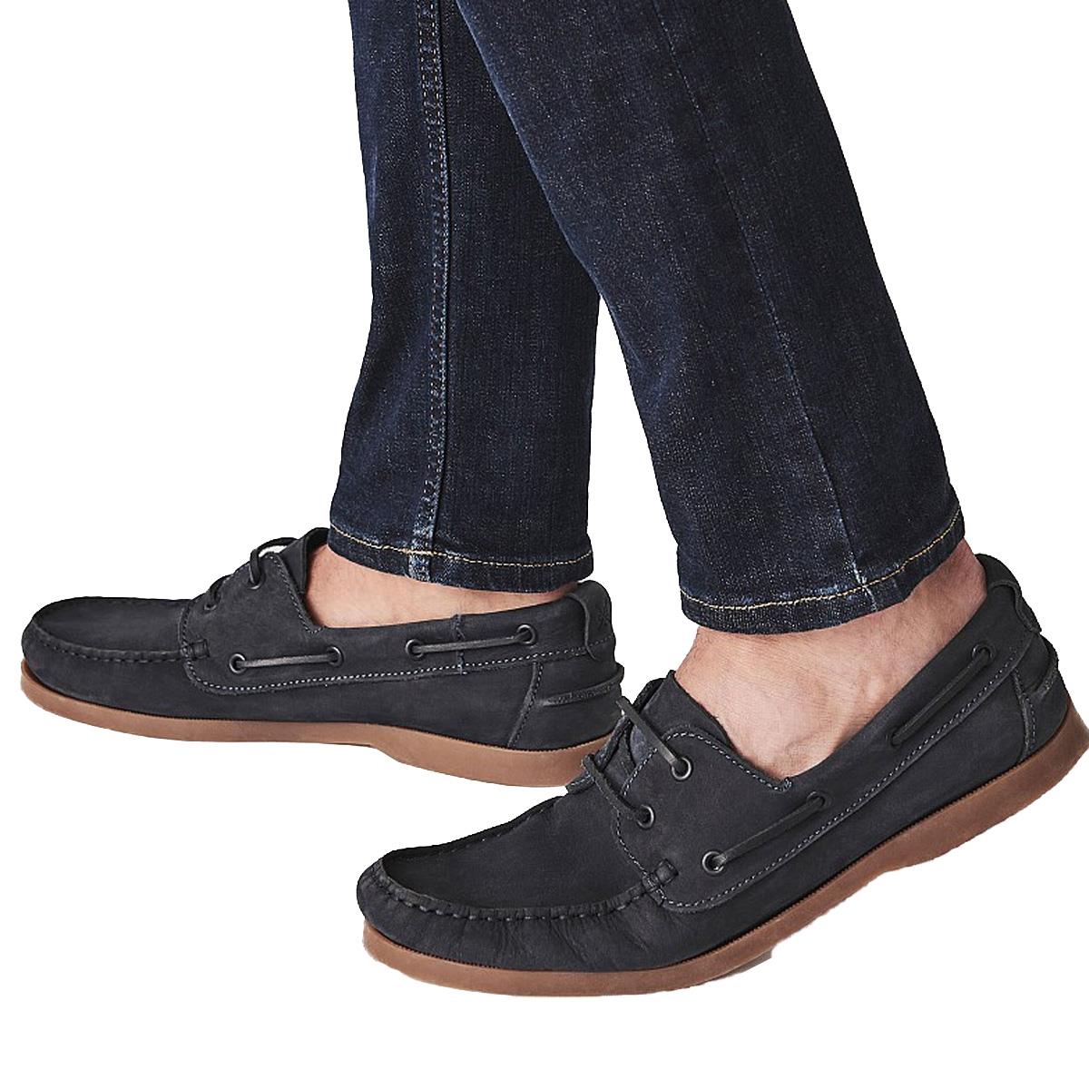 Image of Crew Clothing Mens Austall Deck Shoes Dark Navy 10 (EU44)