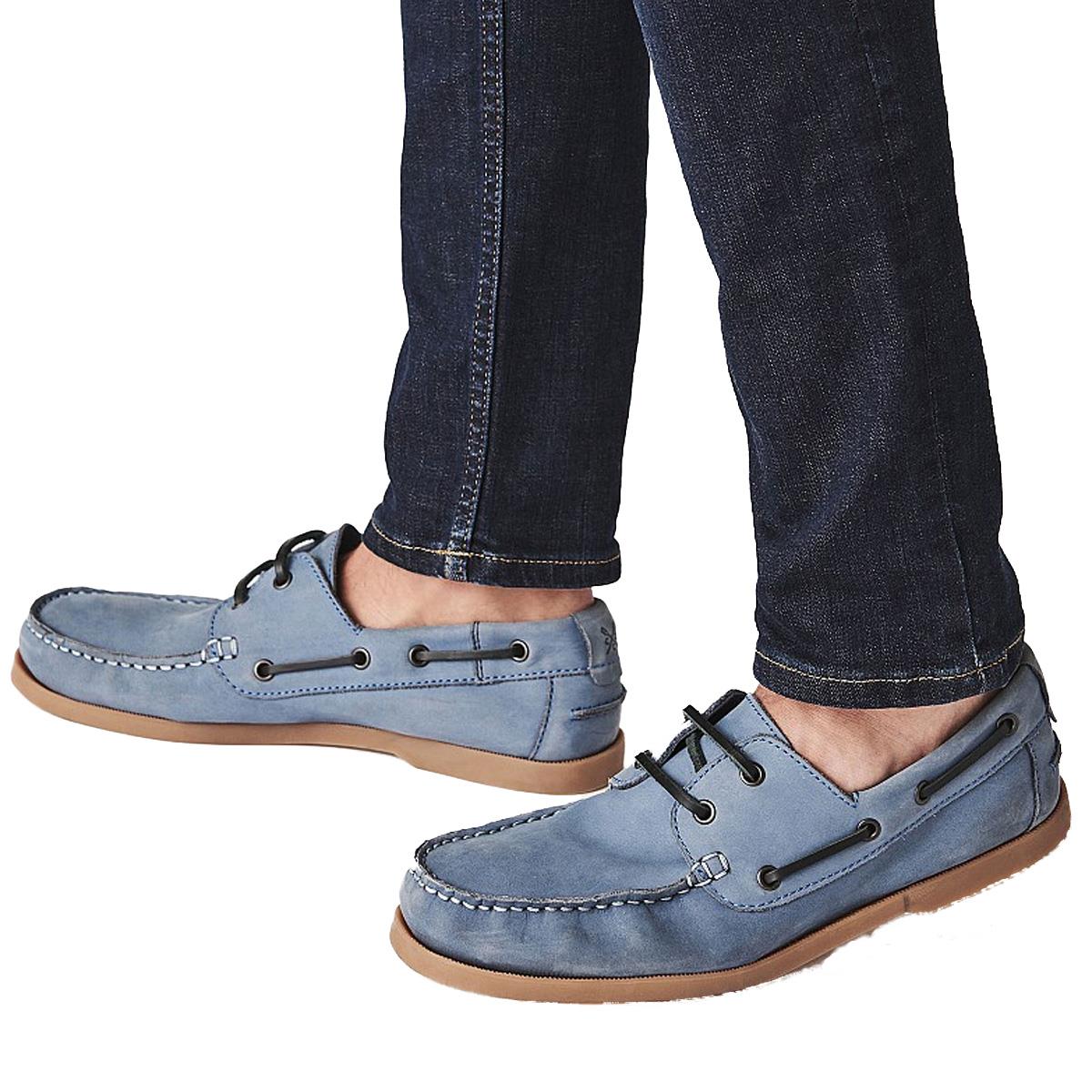 Image of Crew Clothing Mens Austall Deck Shoes Sea Spray 11 (EU45)