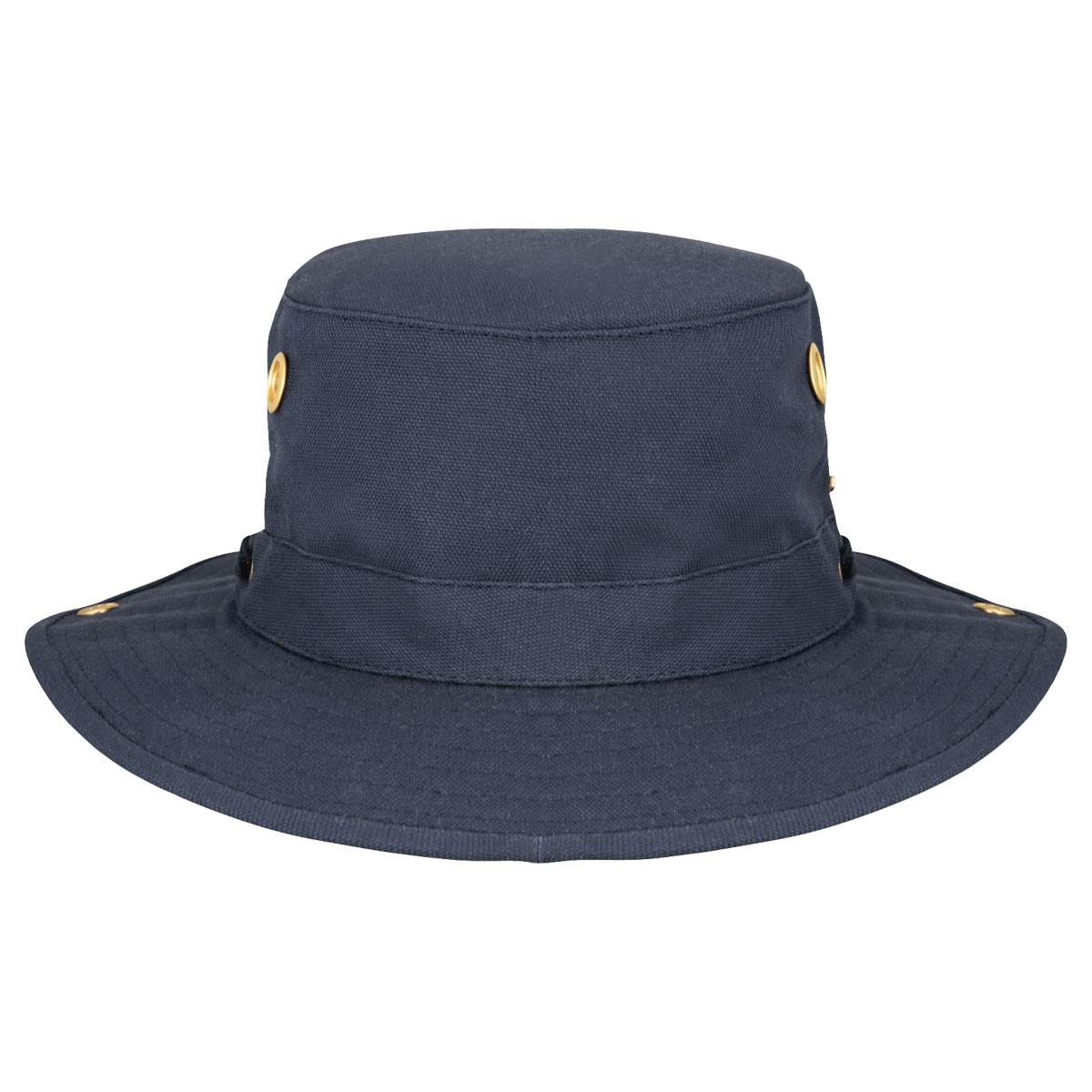 Image of Tilley T3 Medium Brim Snap Up Hat Navy 57cm (7 1/8)