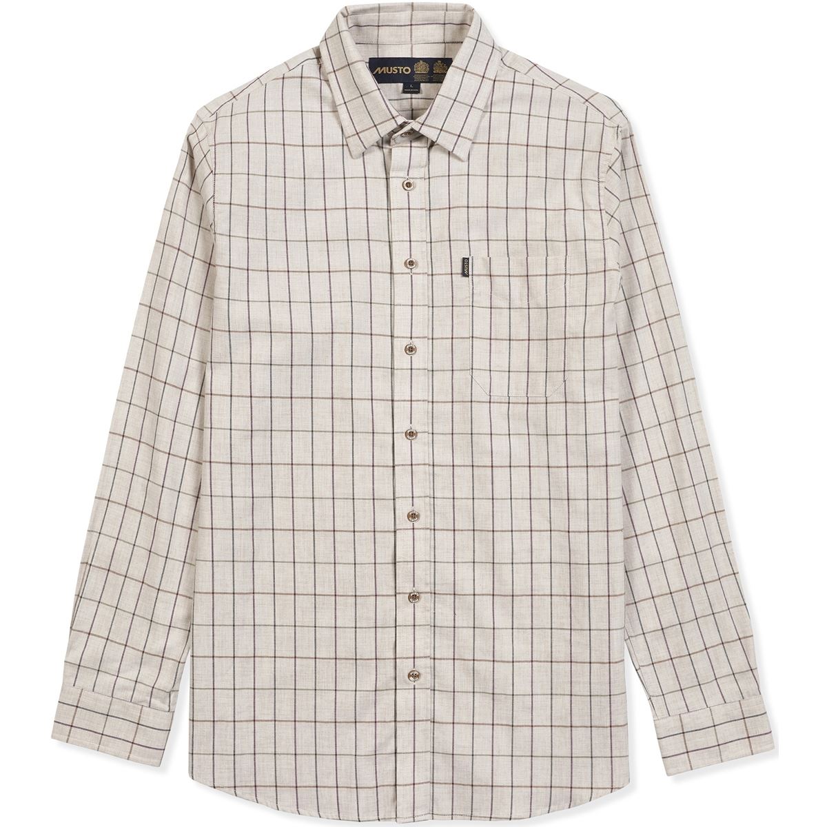 Image of Musto Mens Classic Country Shirt Wray Gold Small