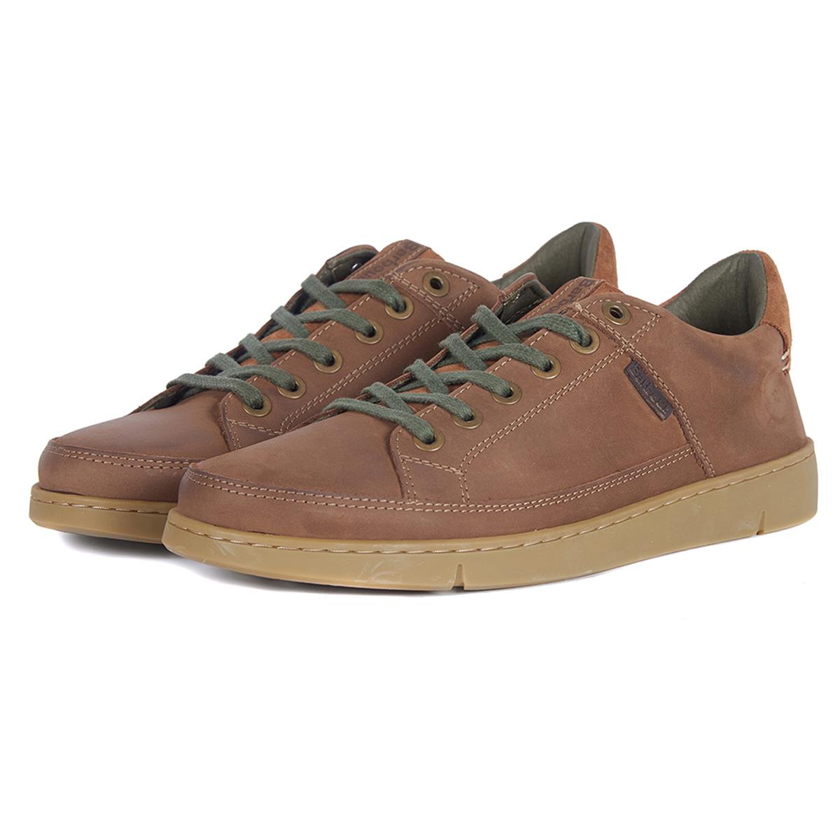 Image of Barbour Mens Bilby Shoes Whiskey Nubuck 7