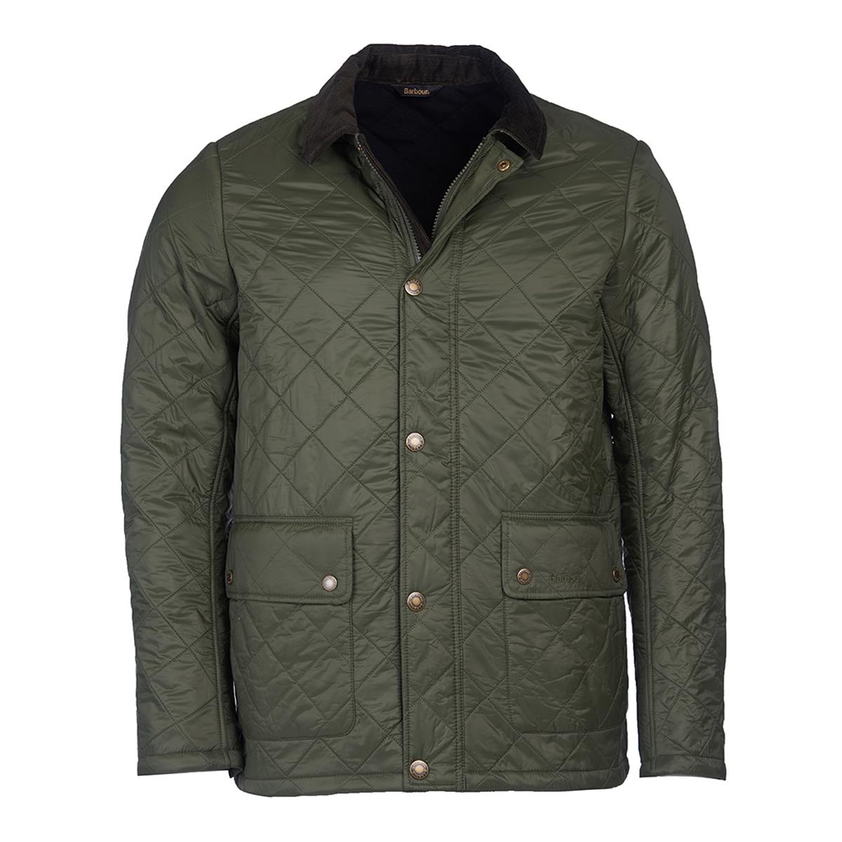 Image of Barbour Mens Denill Polar Fleece Jacket Olive Medium