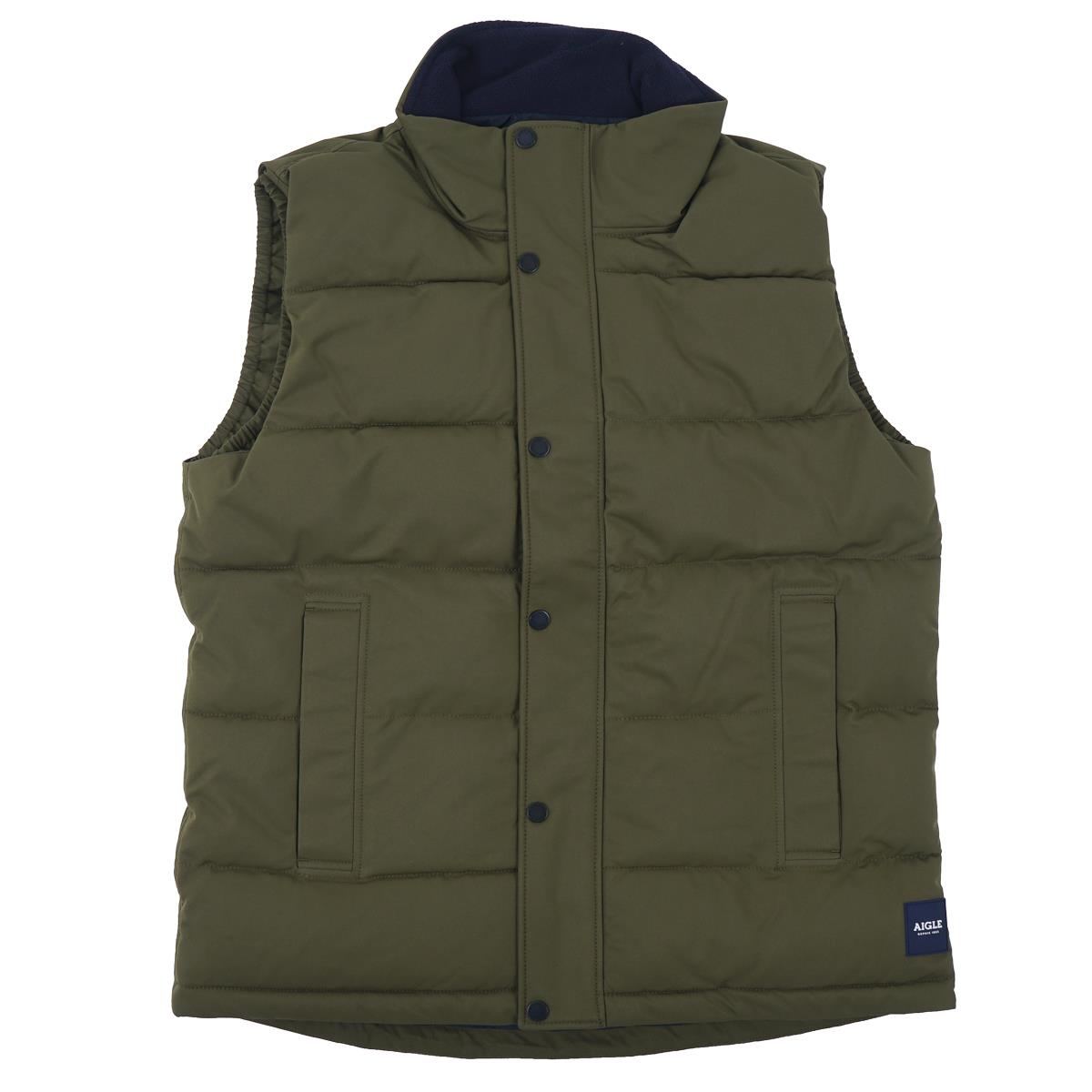 Image of Aigle Mens Munder Gilet Kaki Large