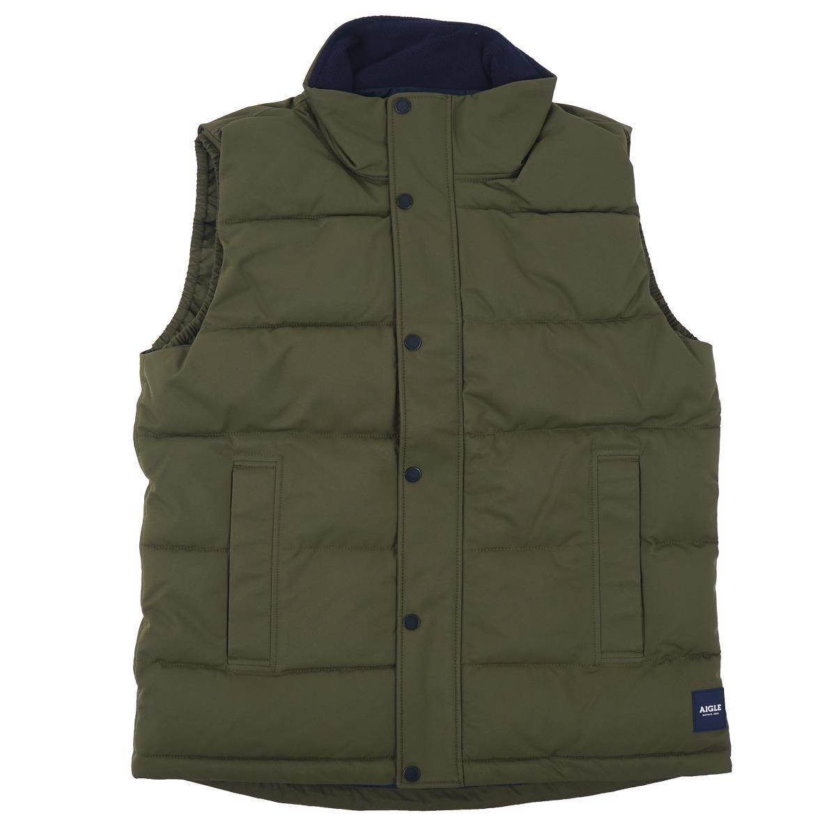 Image of Aigle Mens Munder Gilet Kaki Medium