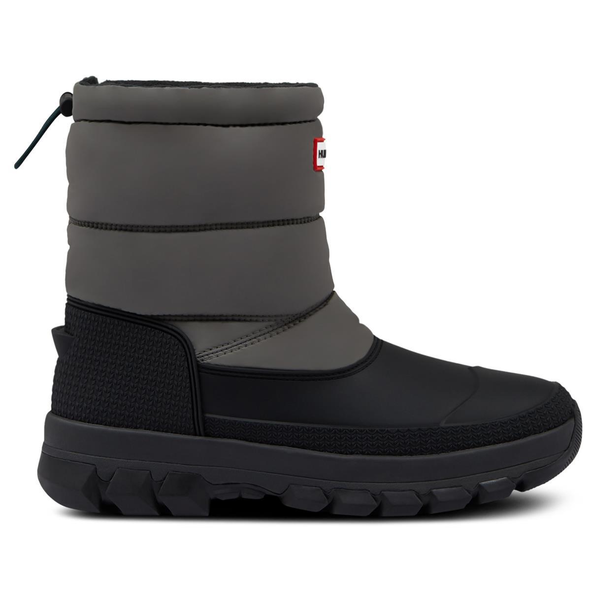 Image of Hunter Mens Insulated Snow Short Boots Mere/Black 11 (EU45)