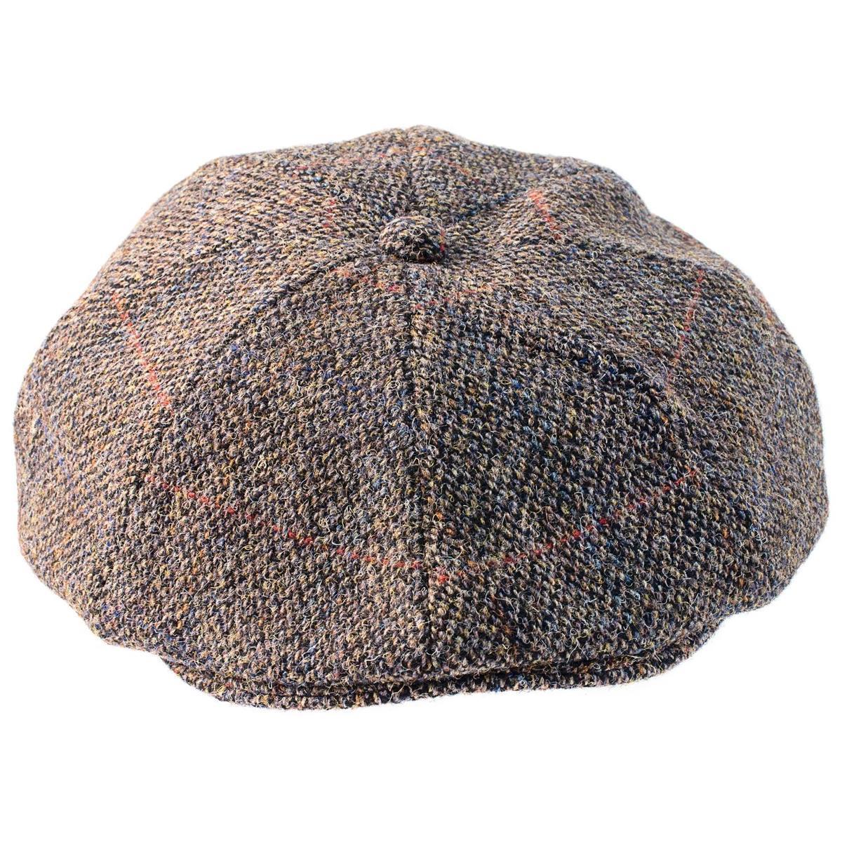 Image of Heather Mens Arran 8 Piece Cap Grey Medium