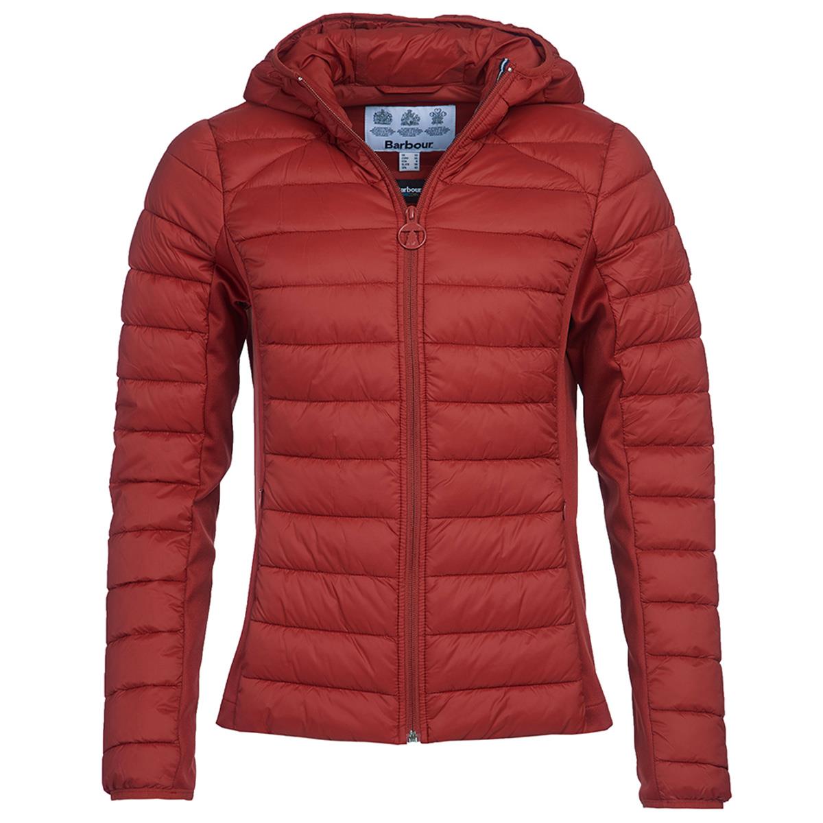 Image of Barbour Womens Murrelet Quilted Jacket Burnt Red
