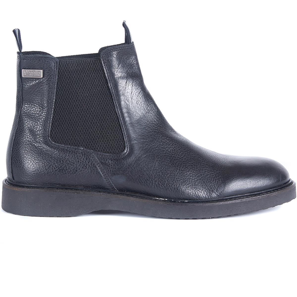 Image of Barbour International Mens Crank Boots Black 10