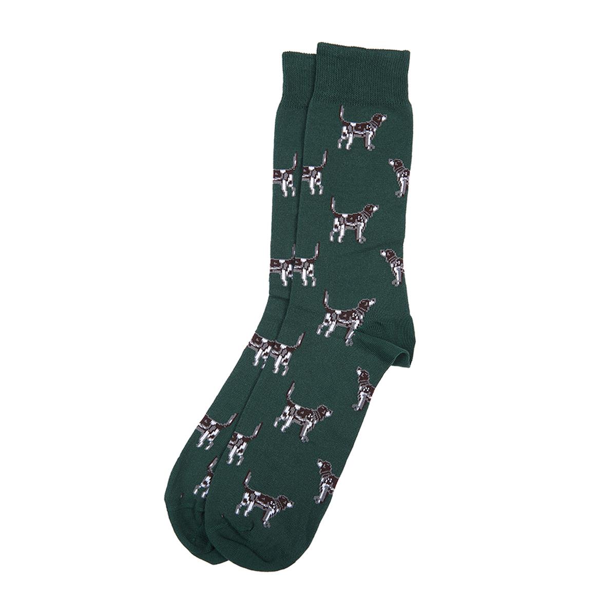 Image of Barbour Mens Pointer Socks Olive Large