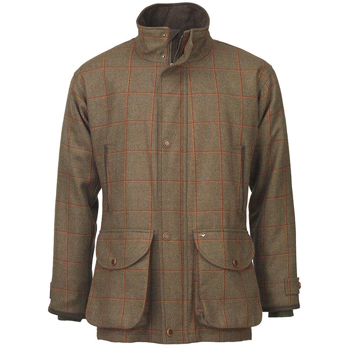 Image of Laksen Mens Wingfield Tweed Coat Clyde Tweed XL