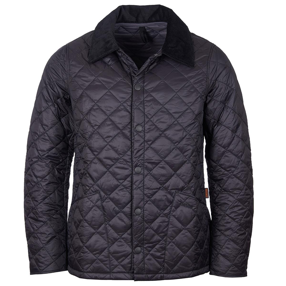 Image of Barbour Mens Heritage Liddesdale Quilt Jacket Black Small