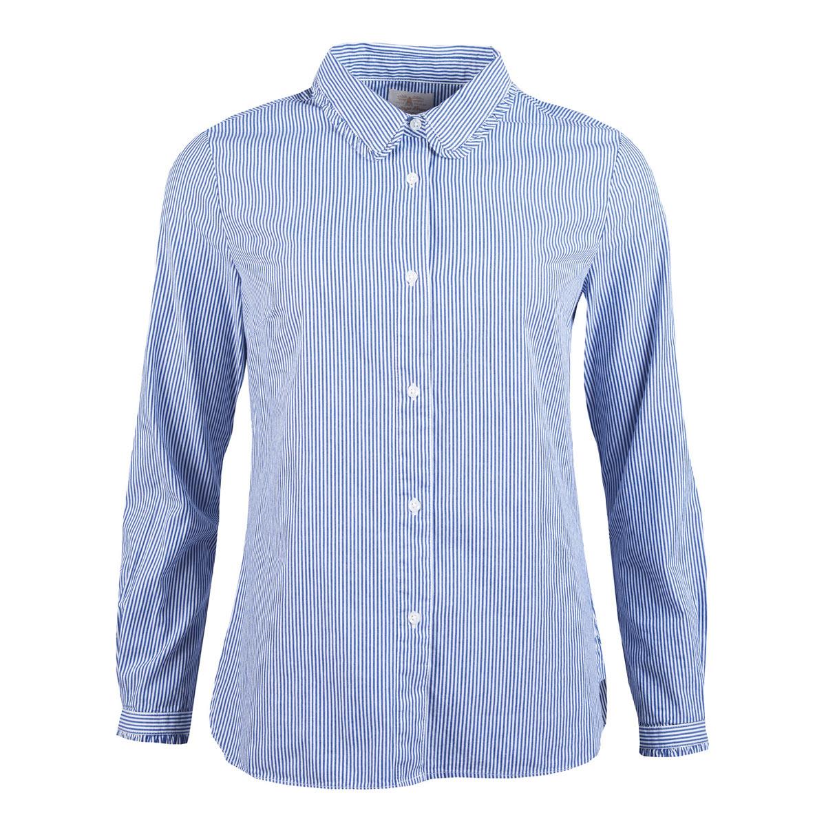 Image of Barbour Womens Peppergrass Shirt Navy / Off White