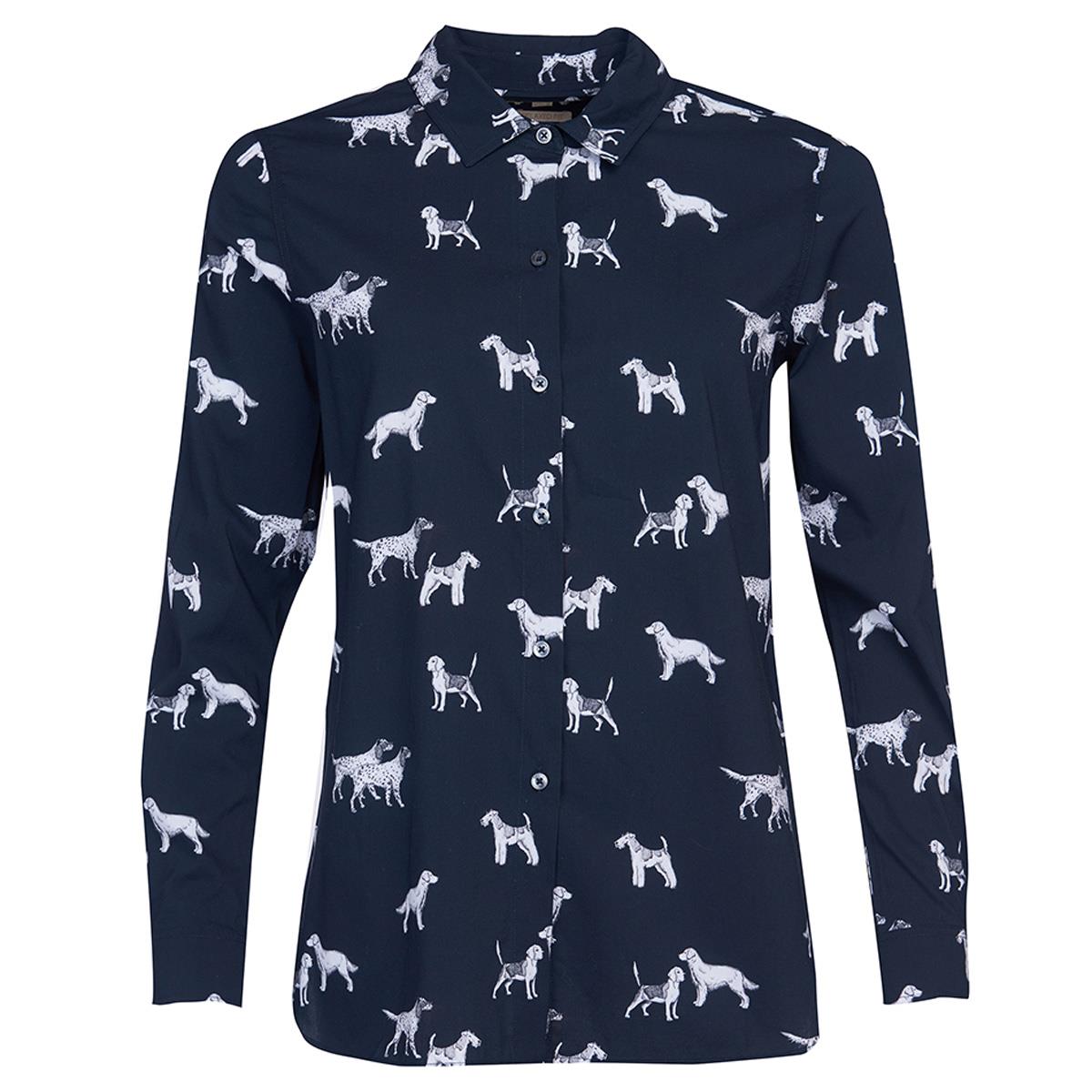 Image of Barbour Womens Safari Shirt Navy
