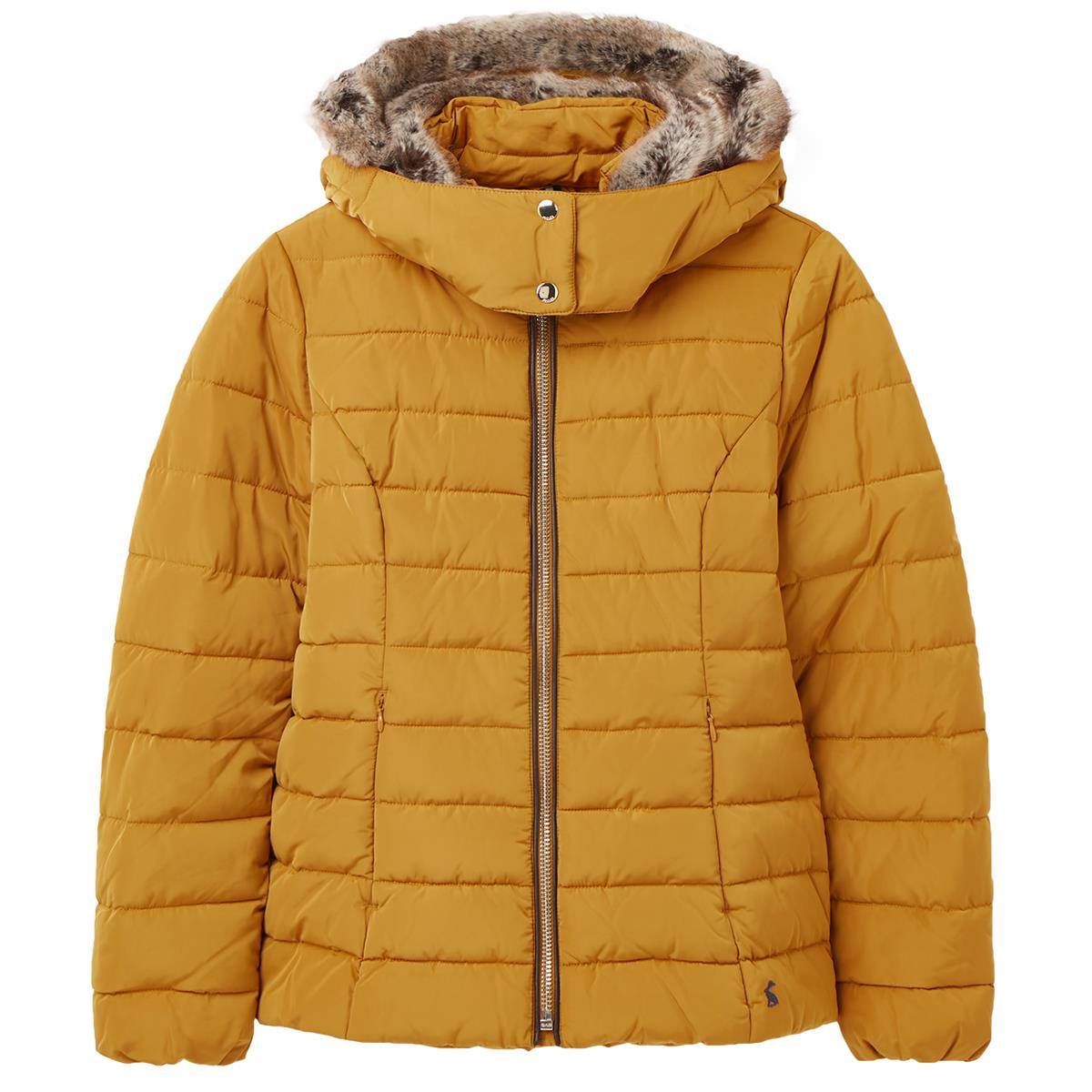 Image of Joules Womens Cassington Padded Coat Golden