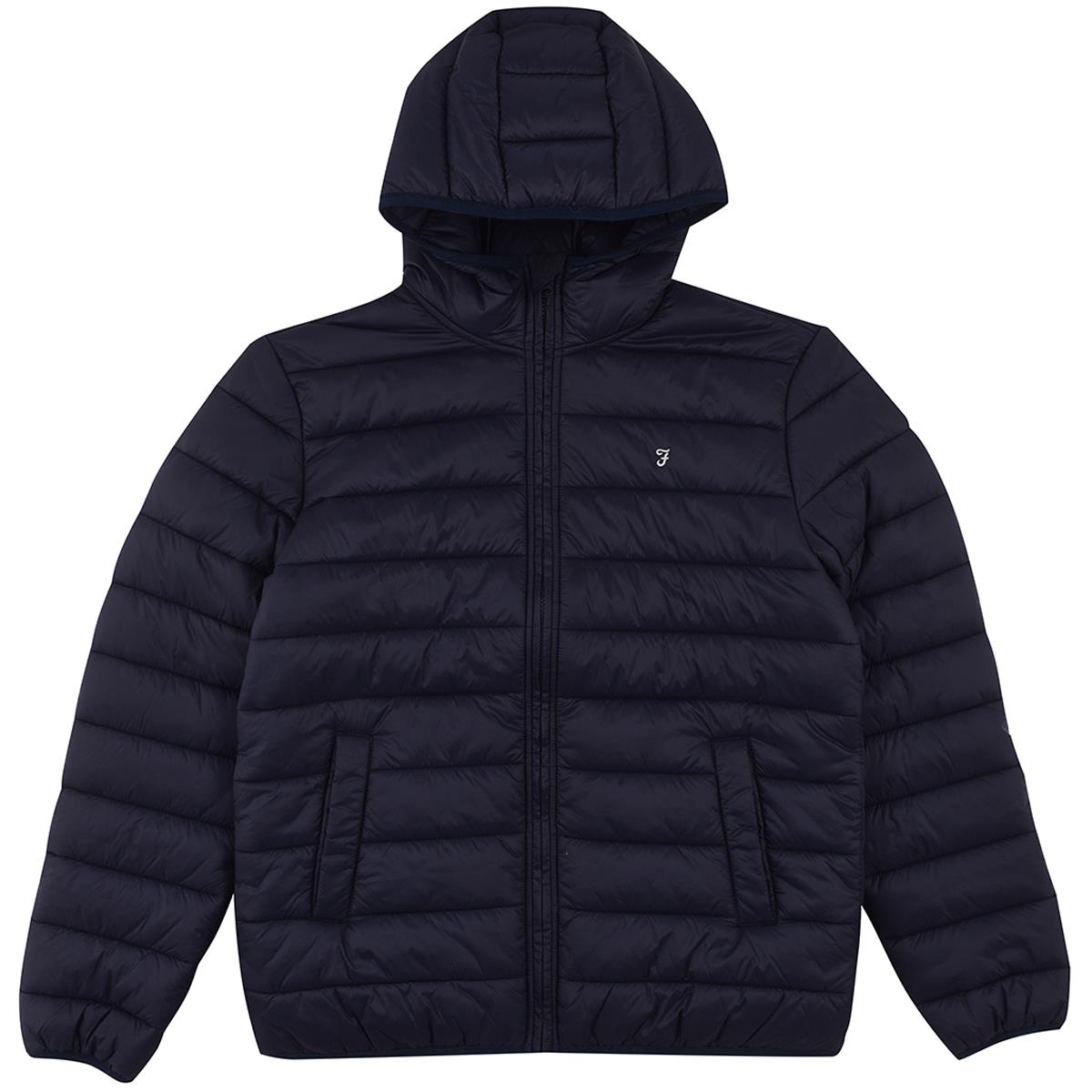 Image of Farah Mens Delano Wadded Jacket Dark Blue XXL