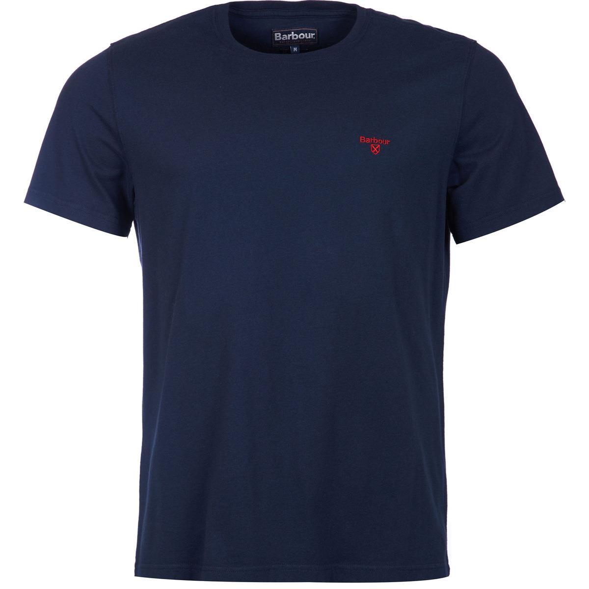 Image of Barbour Mens Sports Tee Navy Large