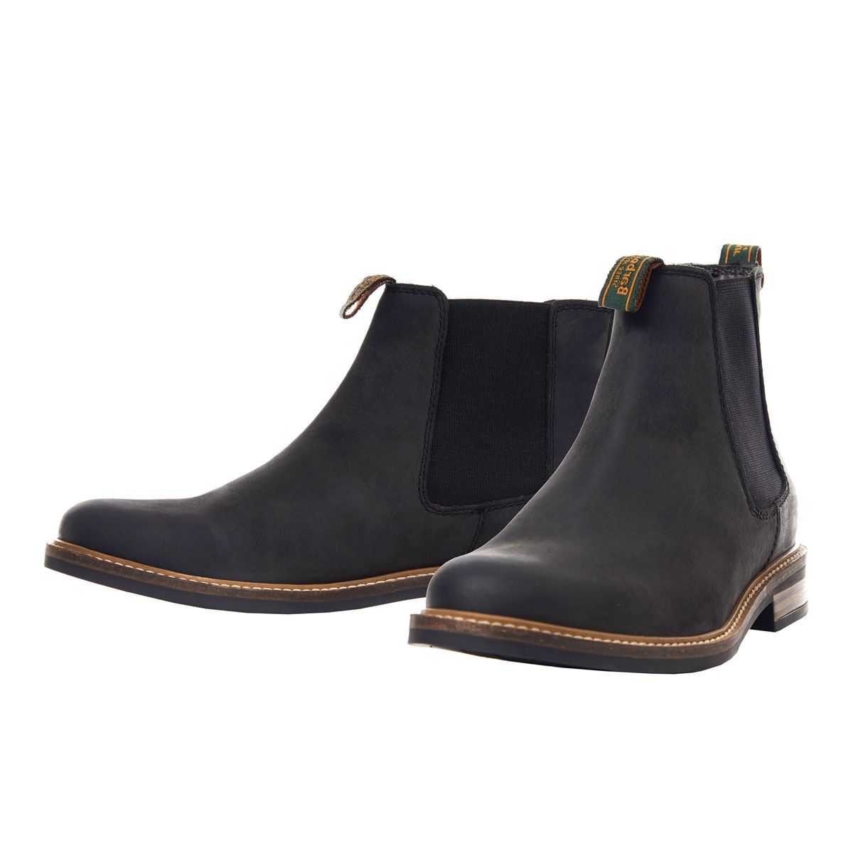 Image of Barbour Mens Farsley Chelsea Boots Black 11 (EU46)