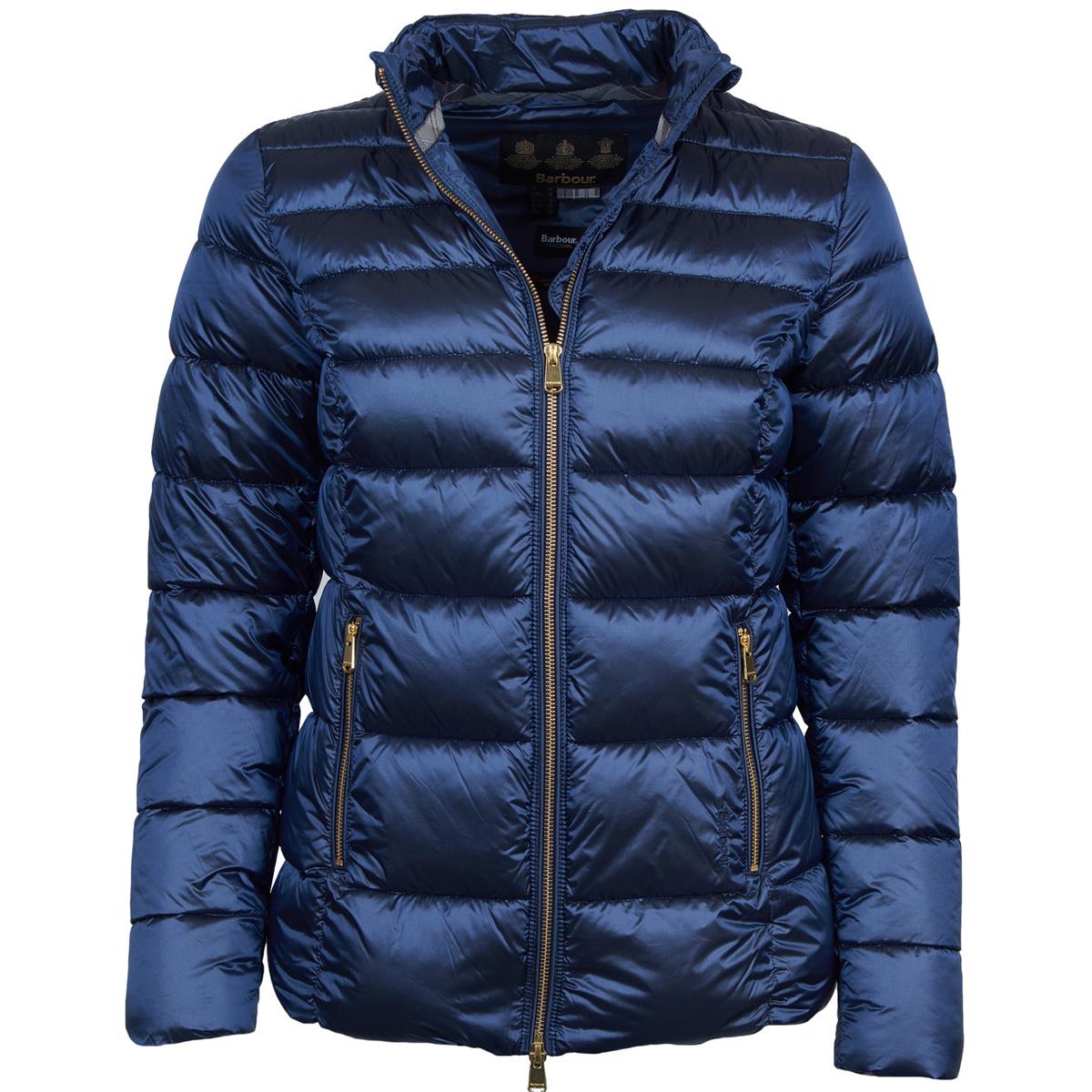 Image of Barbour Womens Lawers Quilted Jacket Royal Navy