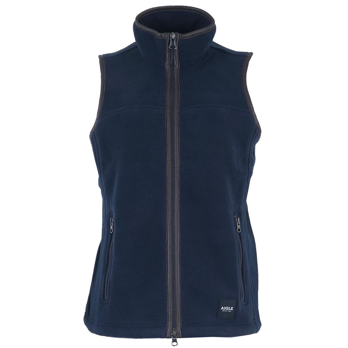 Image of Aigle Womens New Shepper Fleece Vest Night Blue