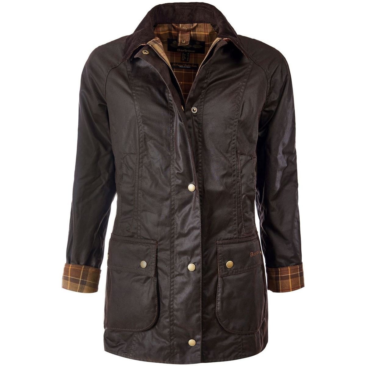 Image of Barbour Womens Beadnell Wax Jacket Rustic