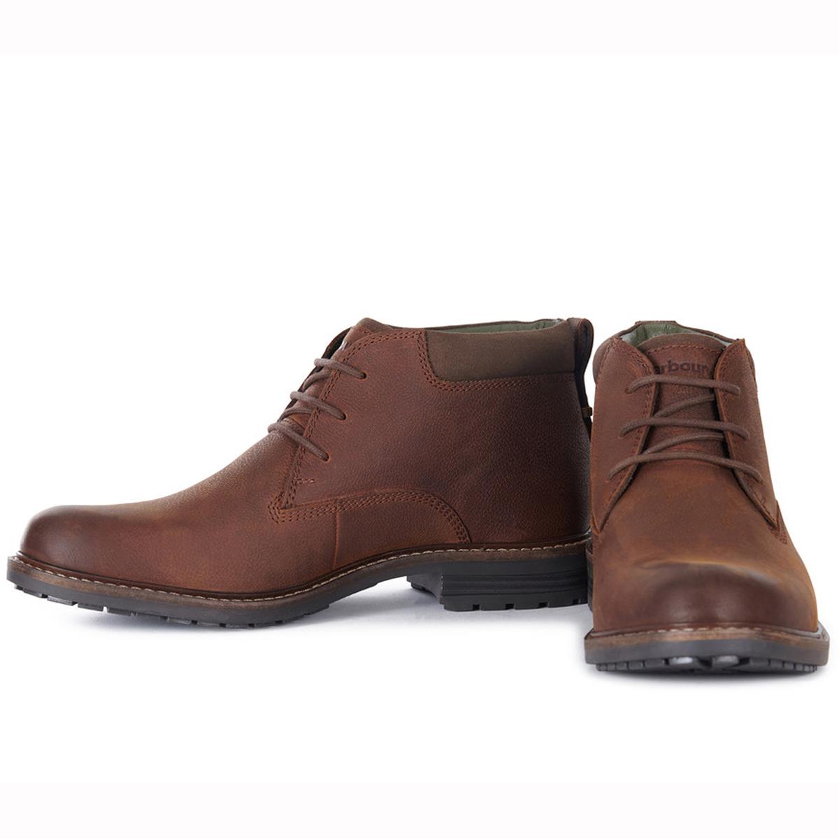 Image of Barbour Mens Barnard Boot Teak 7
