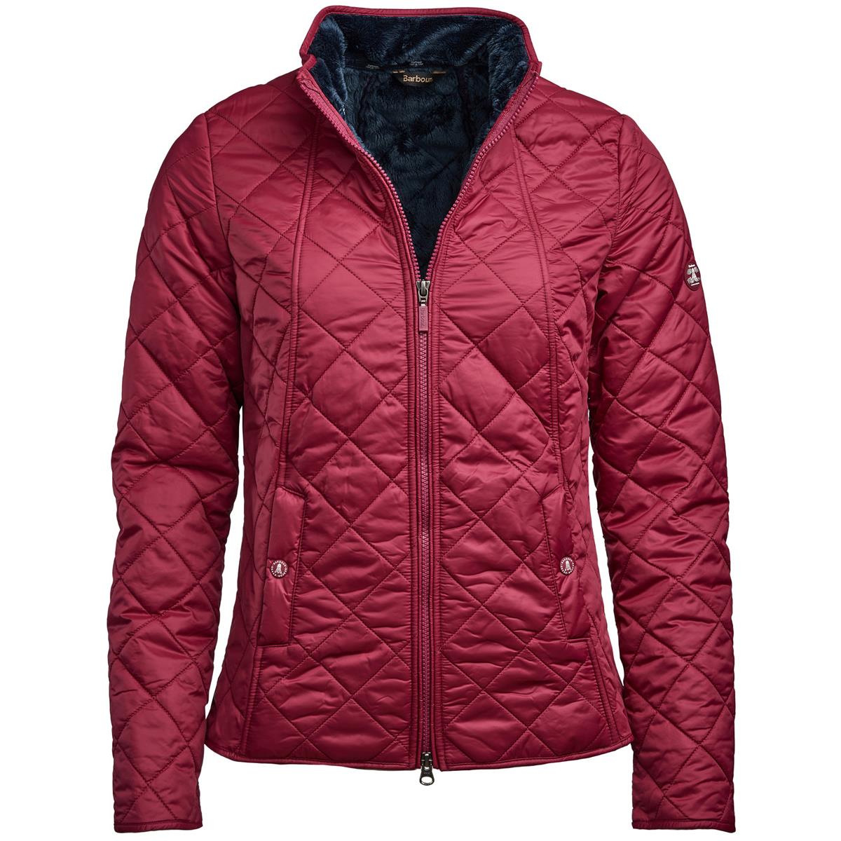 Image of Barbour Womens Backstay Quilted Jacket Pink