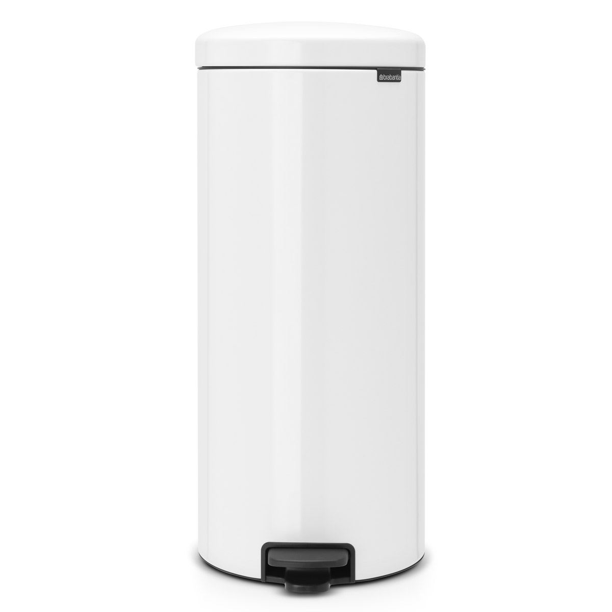 Brabantia Bo Pedal Waste Bin, 30/30 Litre, White Brabantia Bucket US