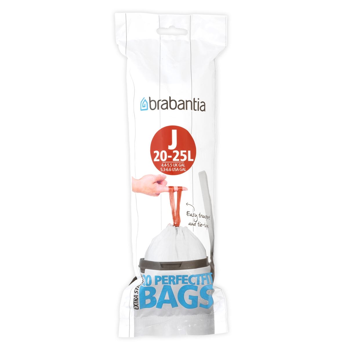 Brabantia Bin Liners Perfectfit Bin Bags 5L (Code B) Brabantia US