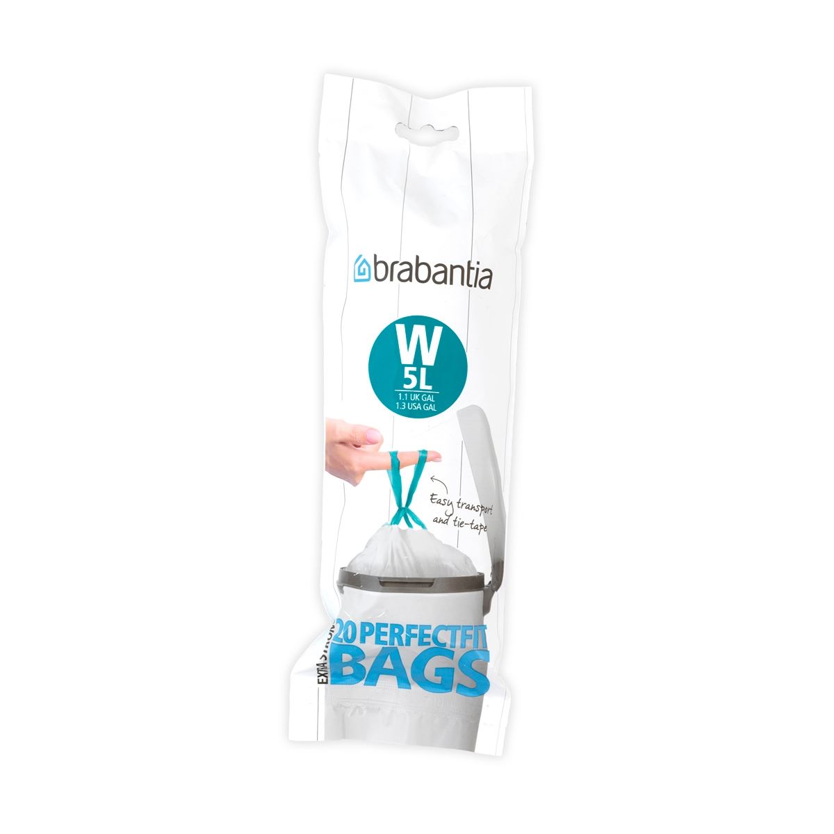 Brabantia Bin Liners Perfectfit Bin Bags 5L (Code B) Brabantia US