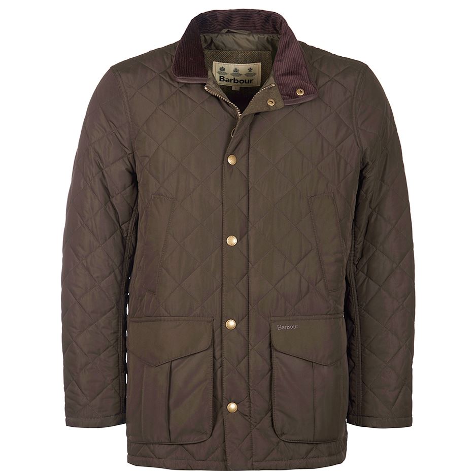 Barbour Mens Devon Quilted Jacket Navy Small Barbour US
