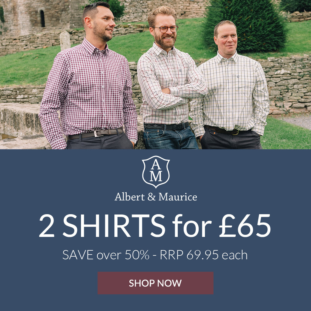 Albert and Maurice Shirts 2 for £65 - SAVE 50%  | Shop Now