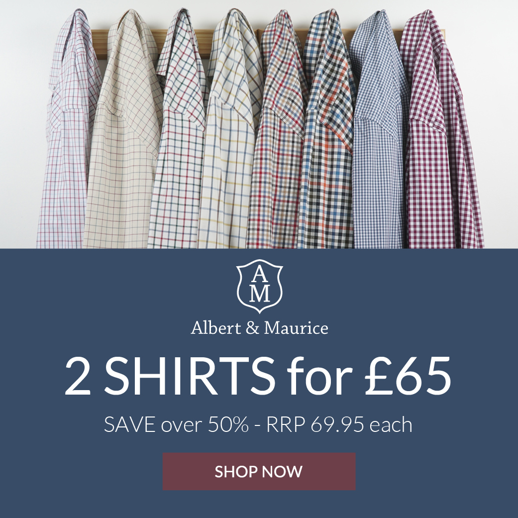3 for 2 on Albert and Maurice Shirts | Shop Now