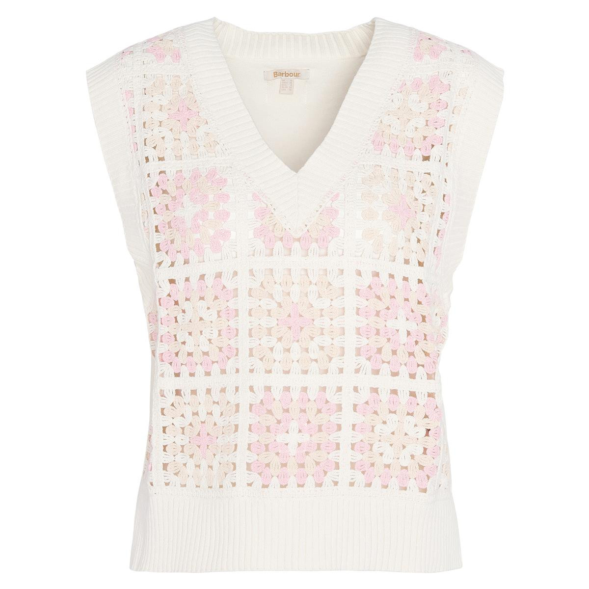 Image of Barbour Womens Falmouth Sleeveless Knitted Jumper