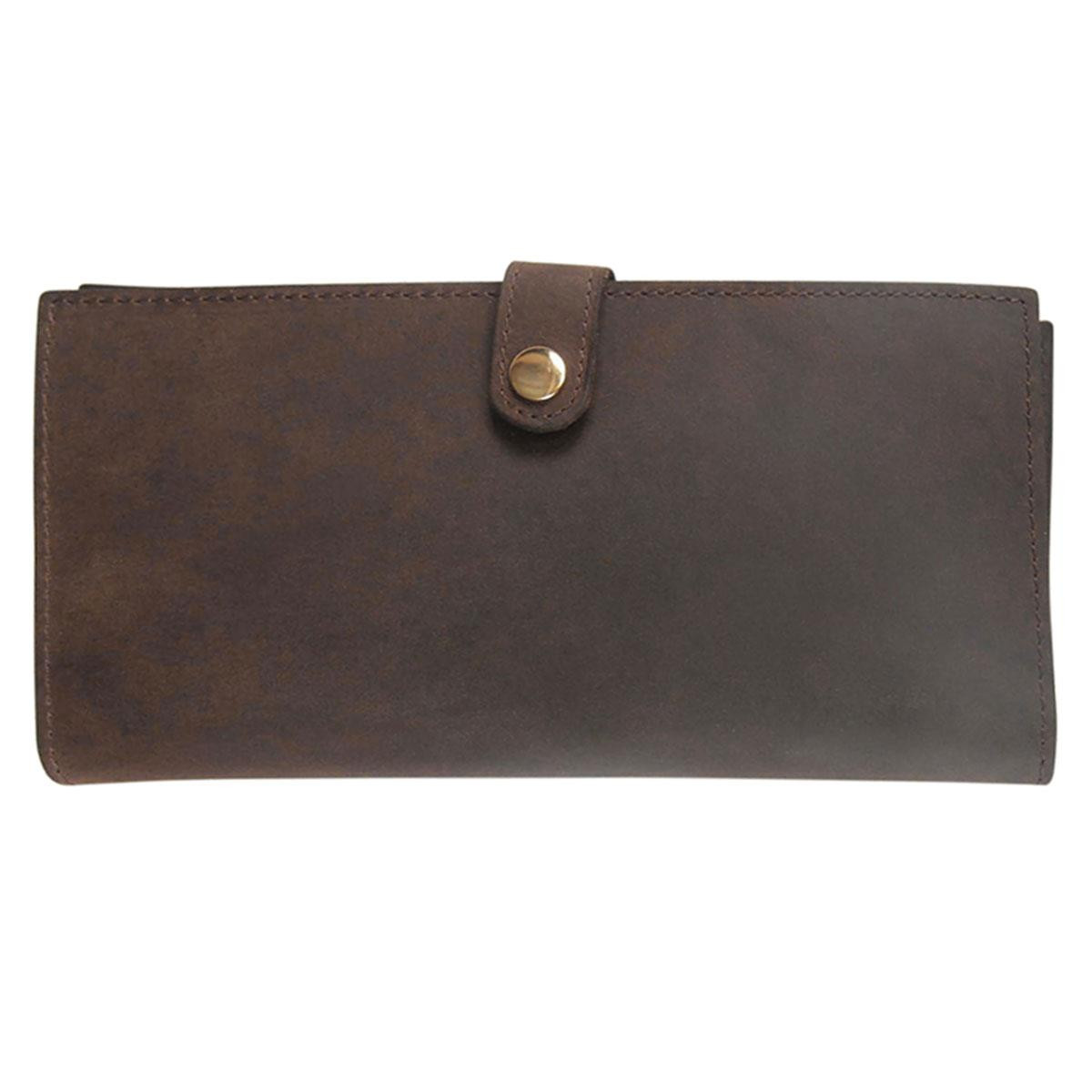 Image of Teales Devonshire Double Leather Certificate Holder Brown Double